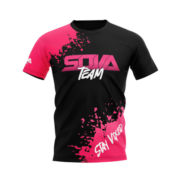 S0VA TEAM FULL PRINT KOSZULKA CZARNA